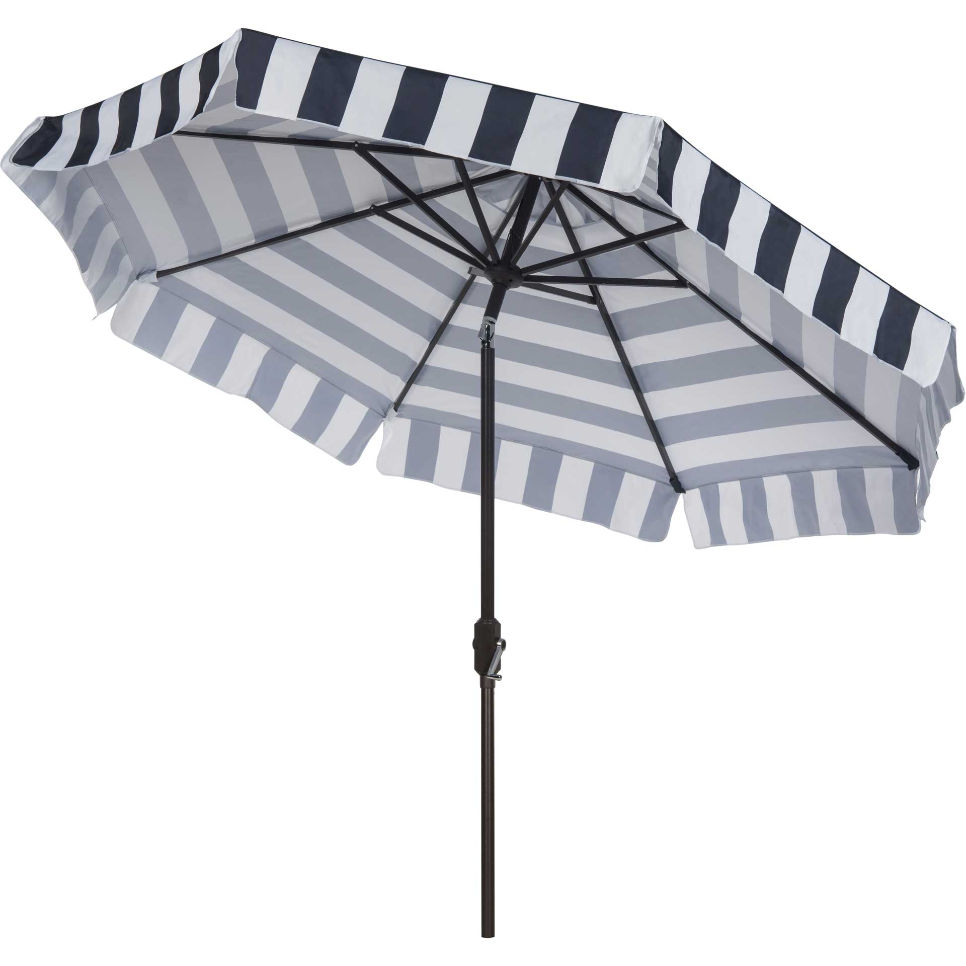 Elita Uv Resistant Auto Tilt Umbrella Navy/White