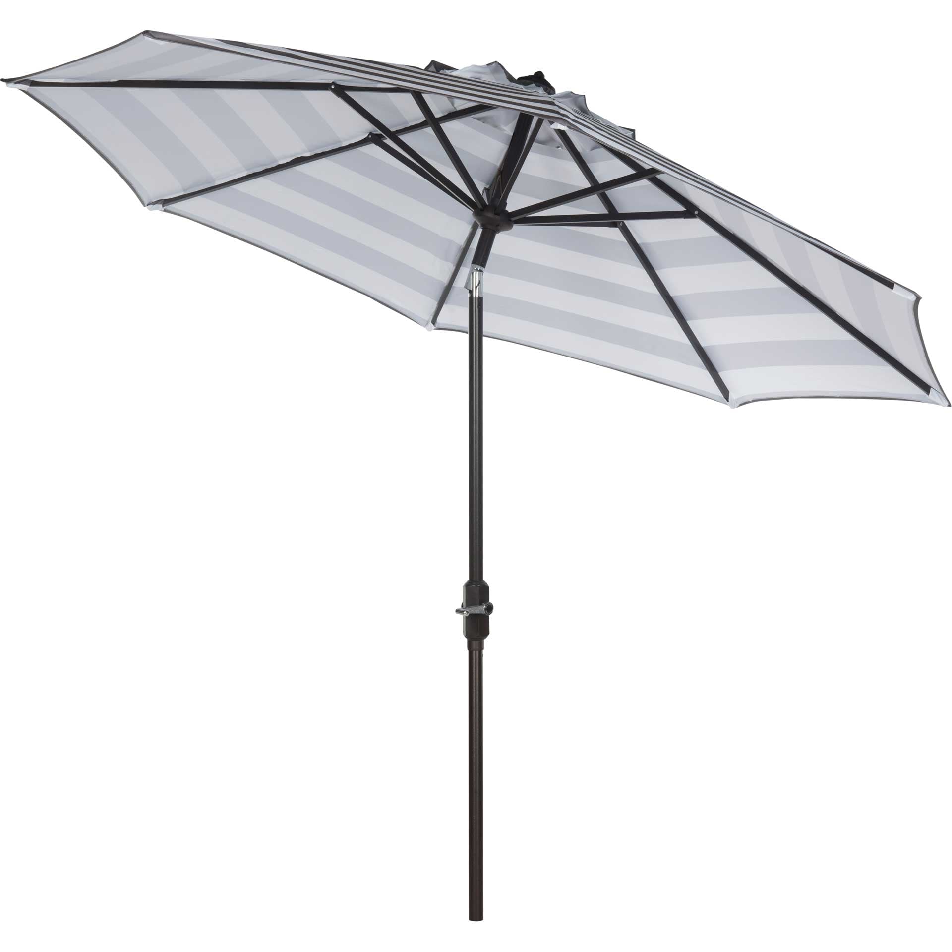 Irvin Uv Resistant Auto Tilt Umbrella Gray/White
