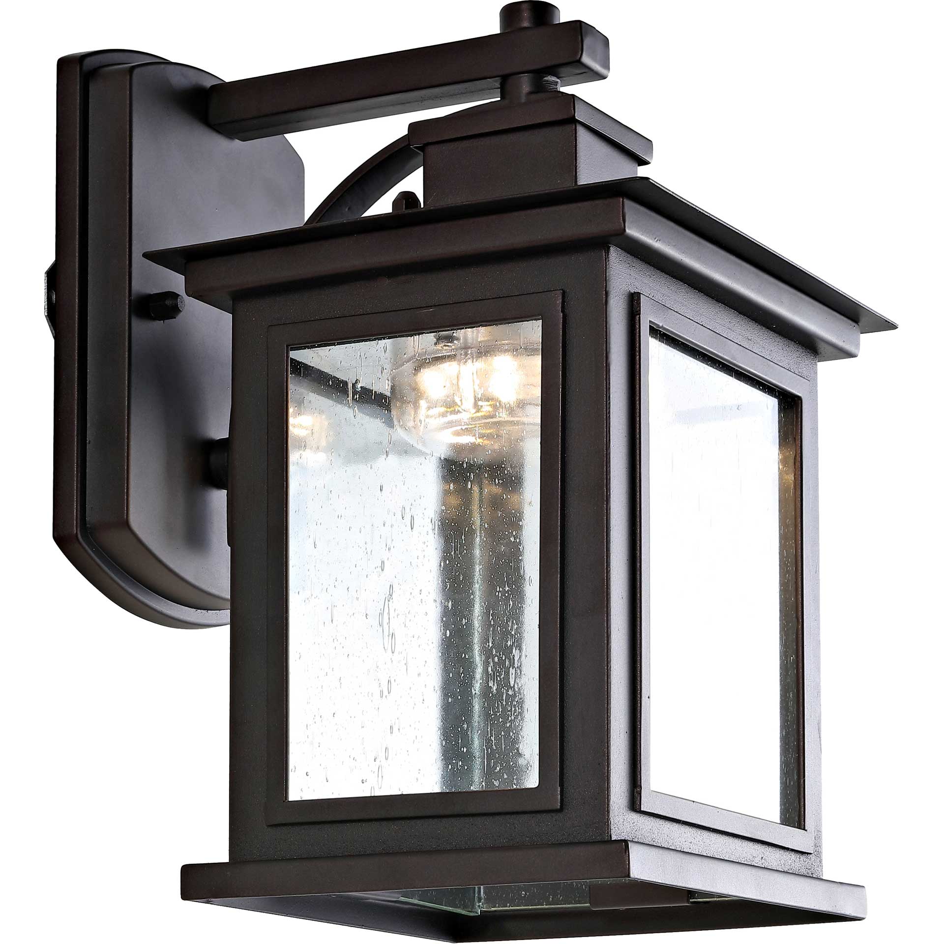 Gold Outdoor Wall Lantern Bronze/Black