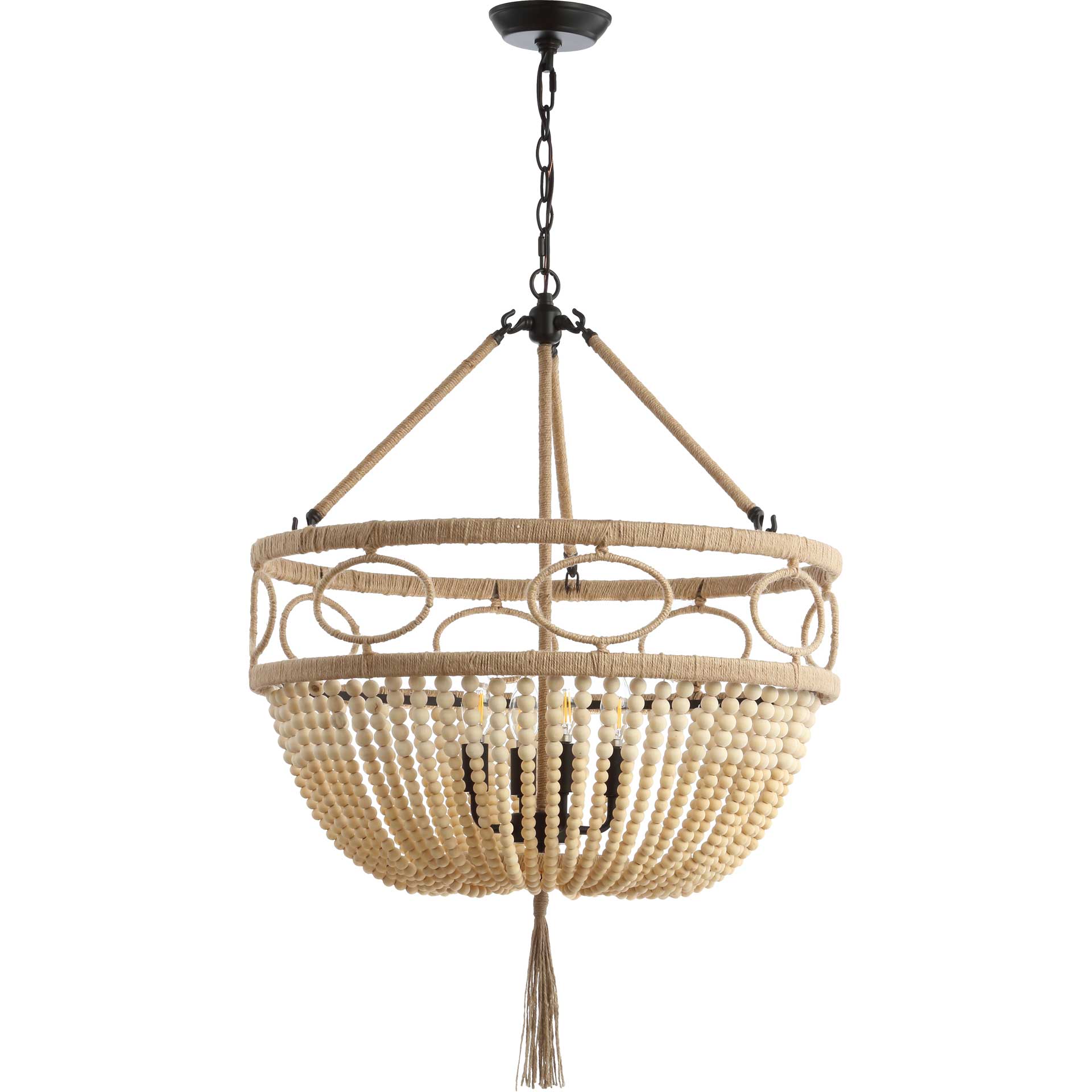 Whitaker Pendant Brown/Dark Gray