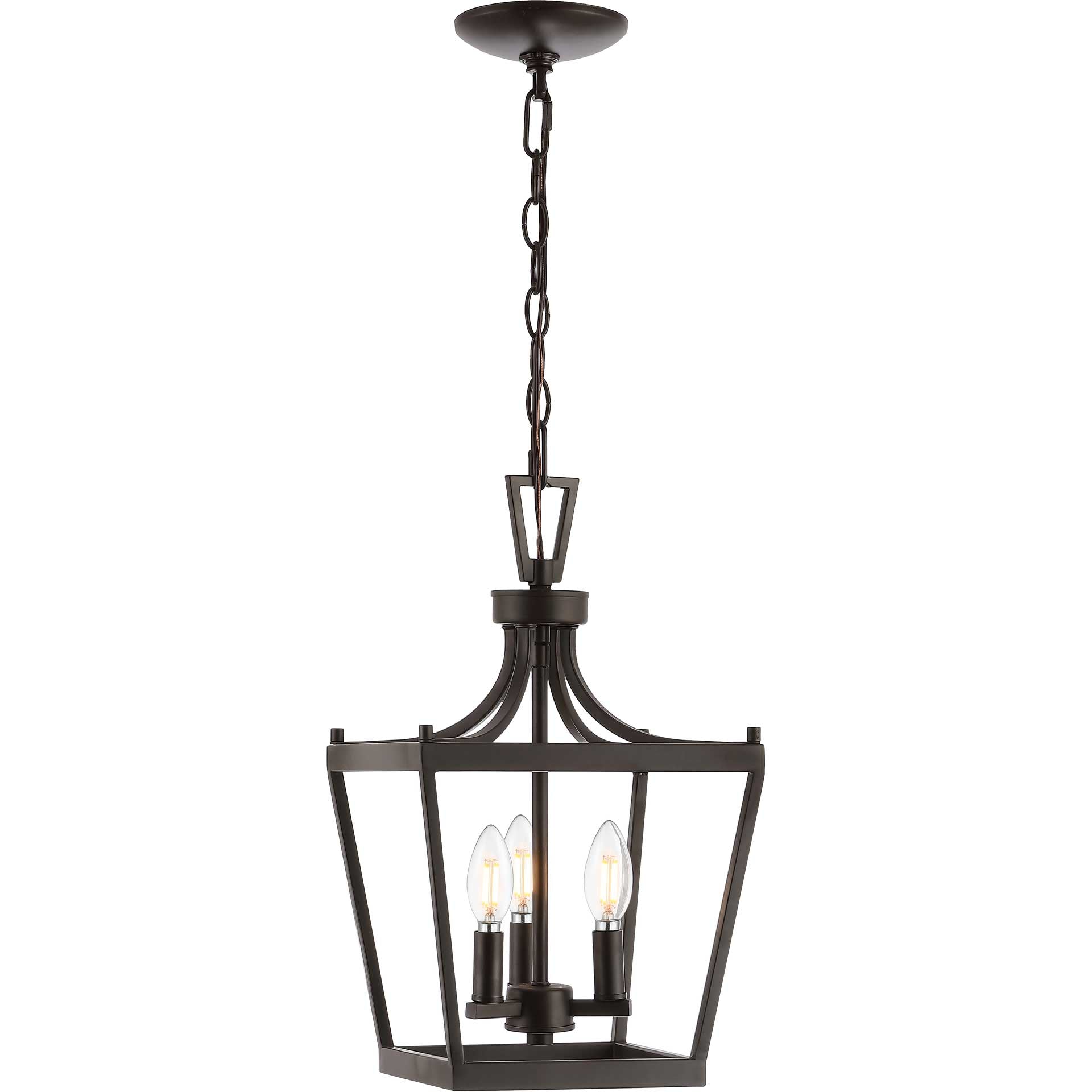 Landen 3 Light Pendant Bronze/Black