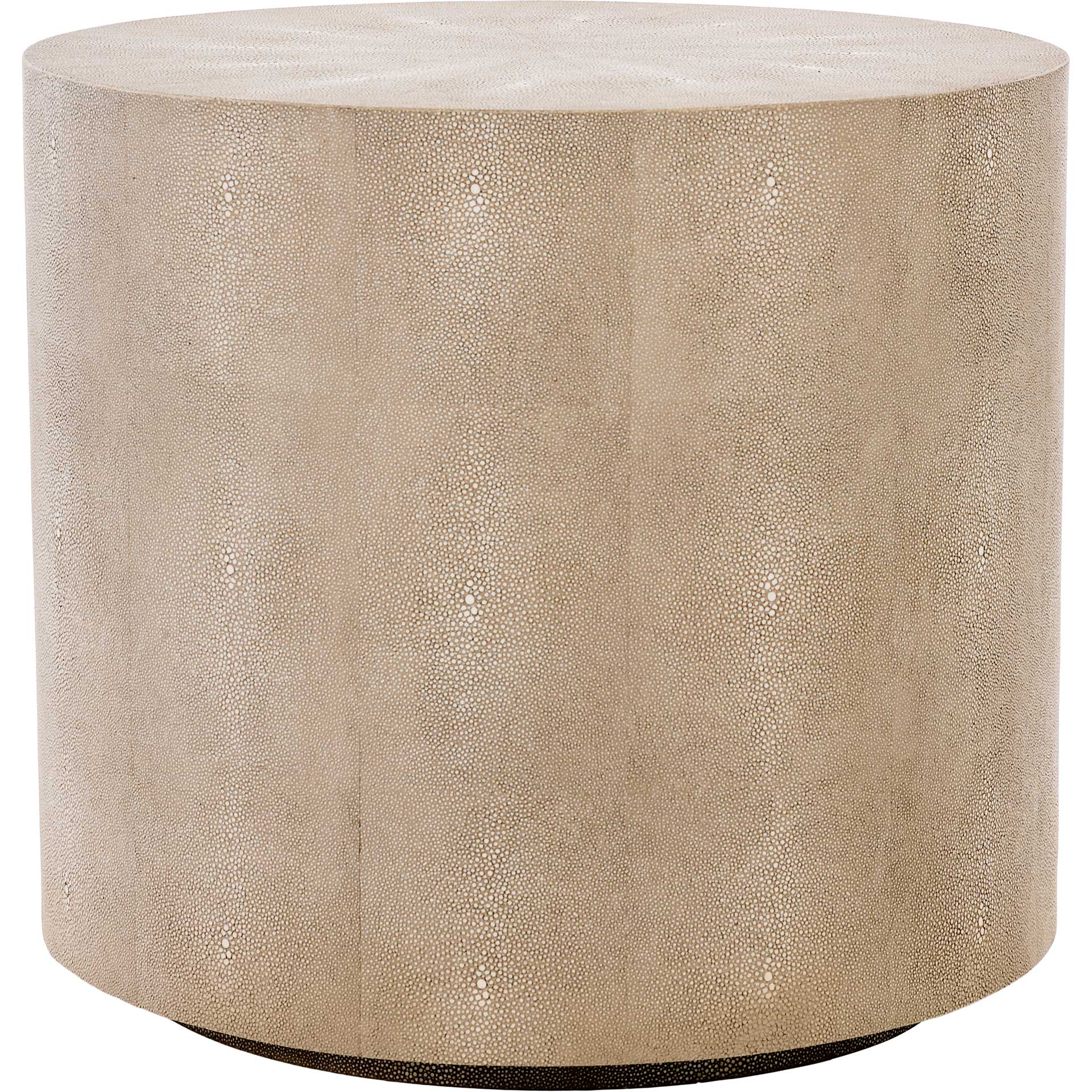 Digress Faux Shagreen End Table