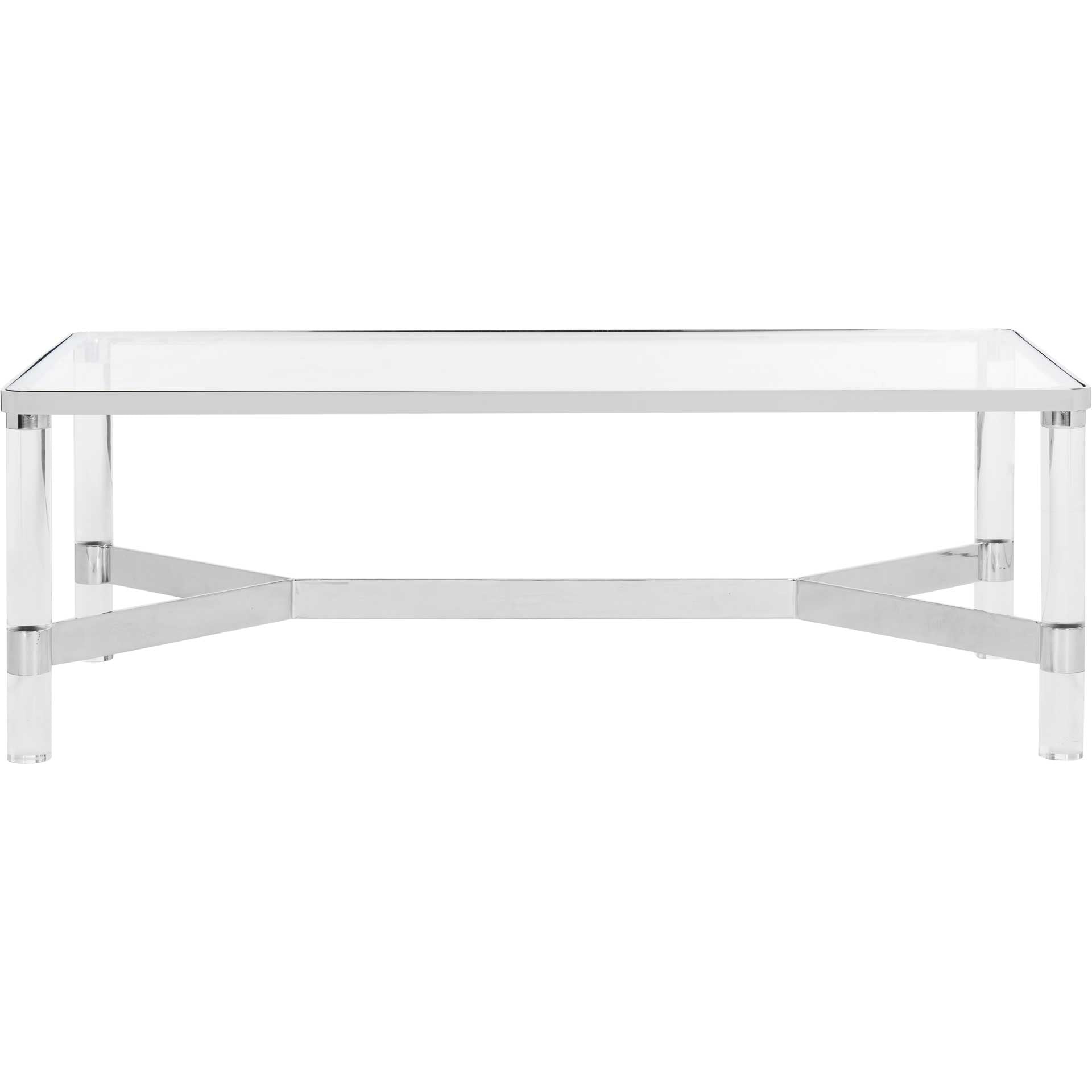 Subira Acrylic Coffee Table Silver