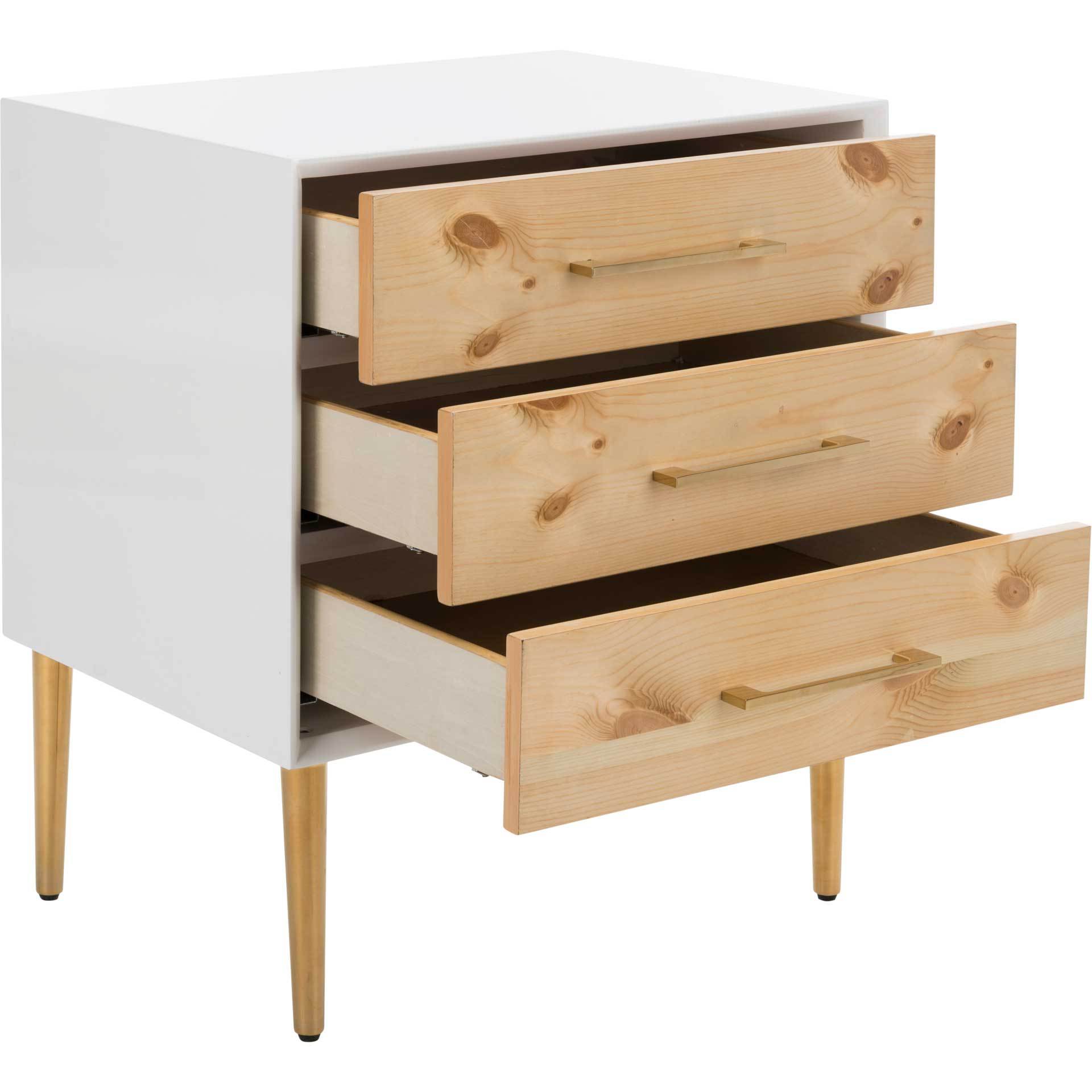 Vaughn 3-Drawer Side Table