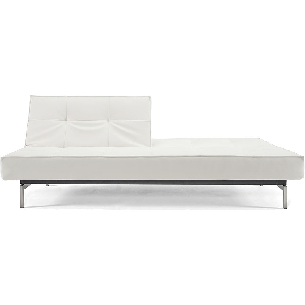 Stockholm Sofa Steel White Leather