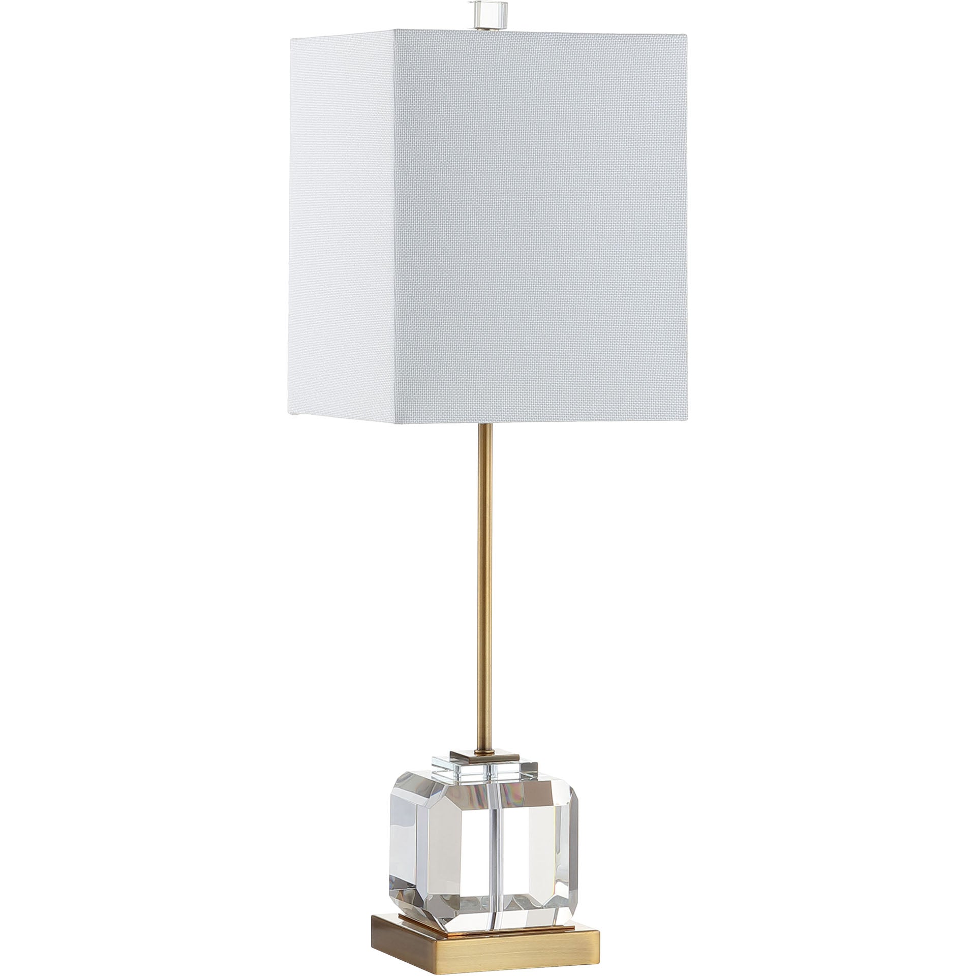 Zarina Table Lamps Clear/Brass Gold (Set of 2)