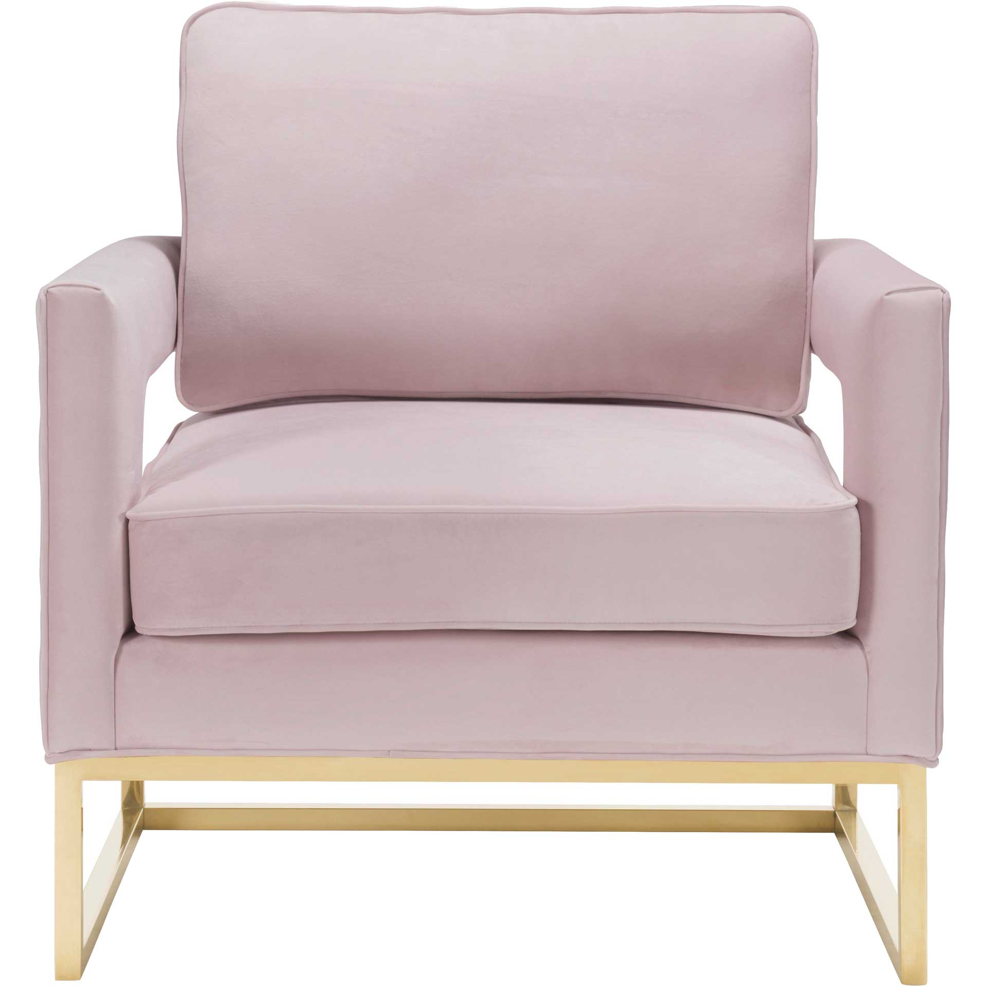 Alex Velvet Chair Blush