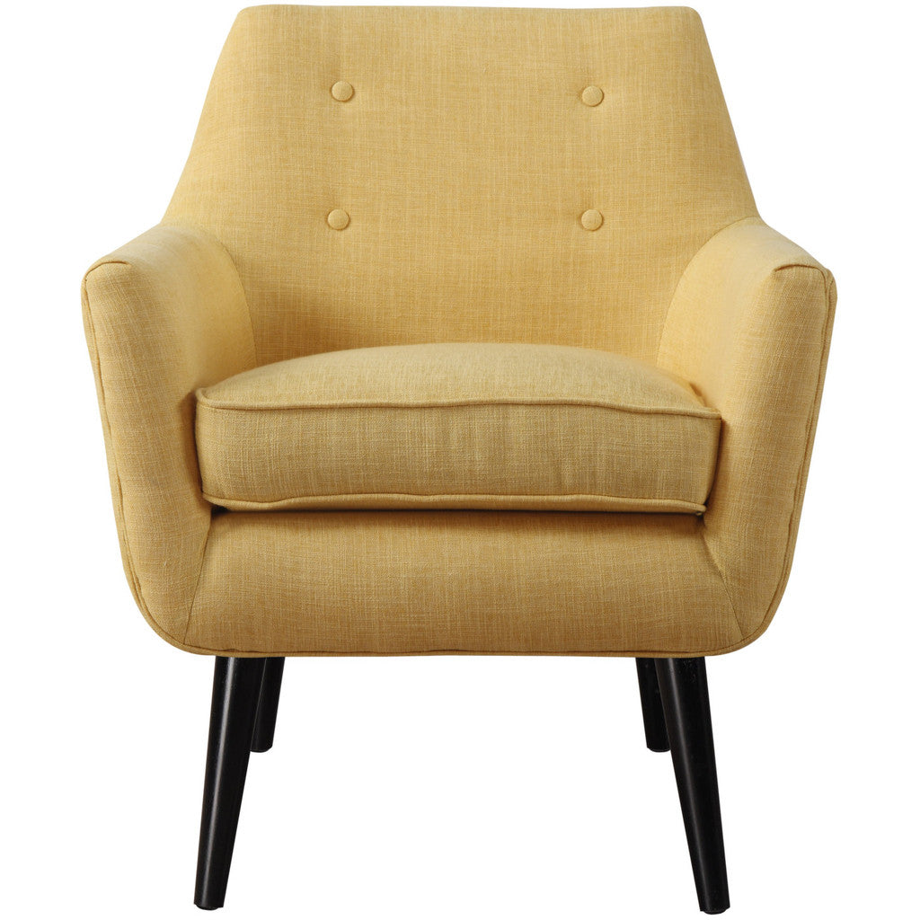 Clark Linen Chair Mustard Yellow