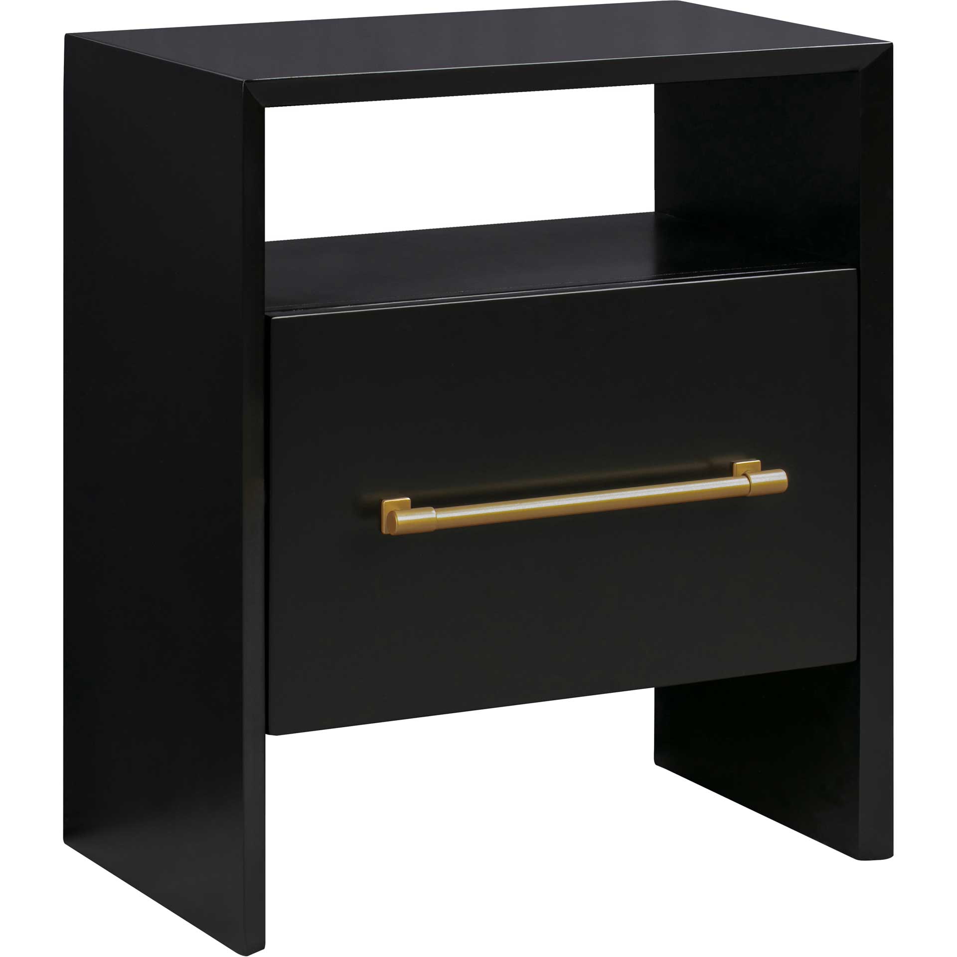 Lilac Nightstand Black