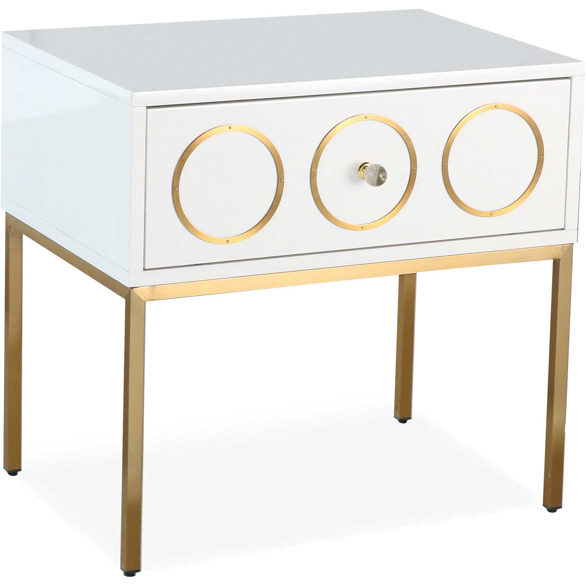 Efrain Side Table White