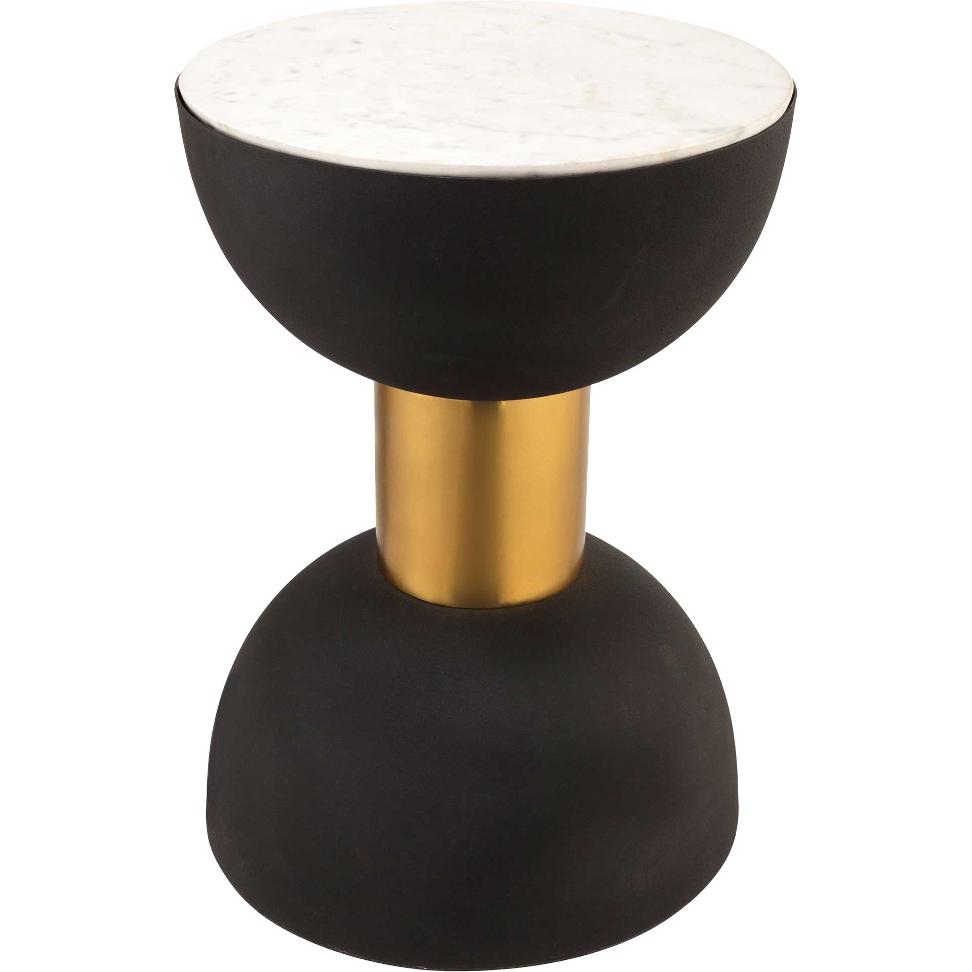 Taliyah Marble Side Table Black