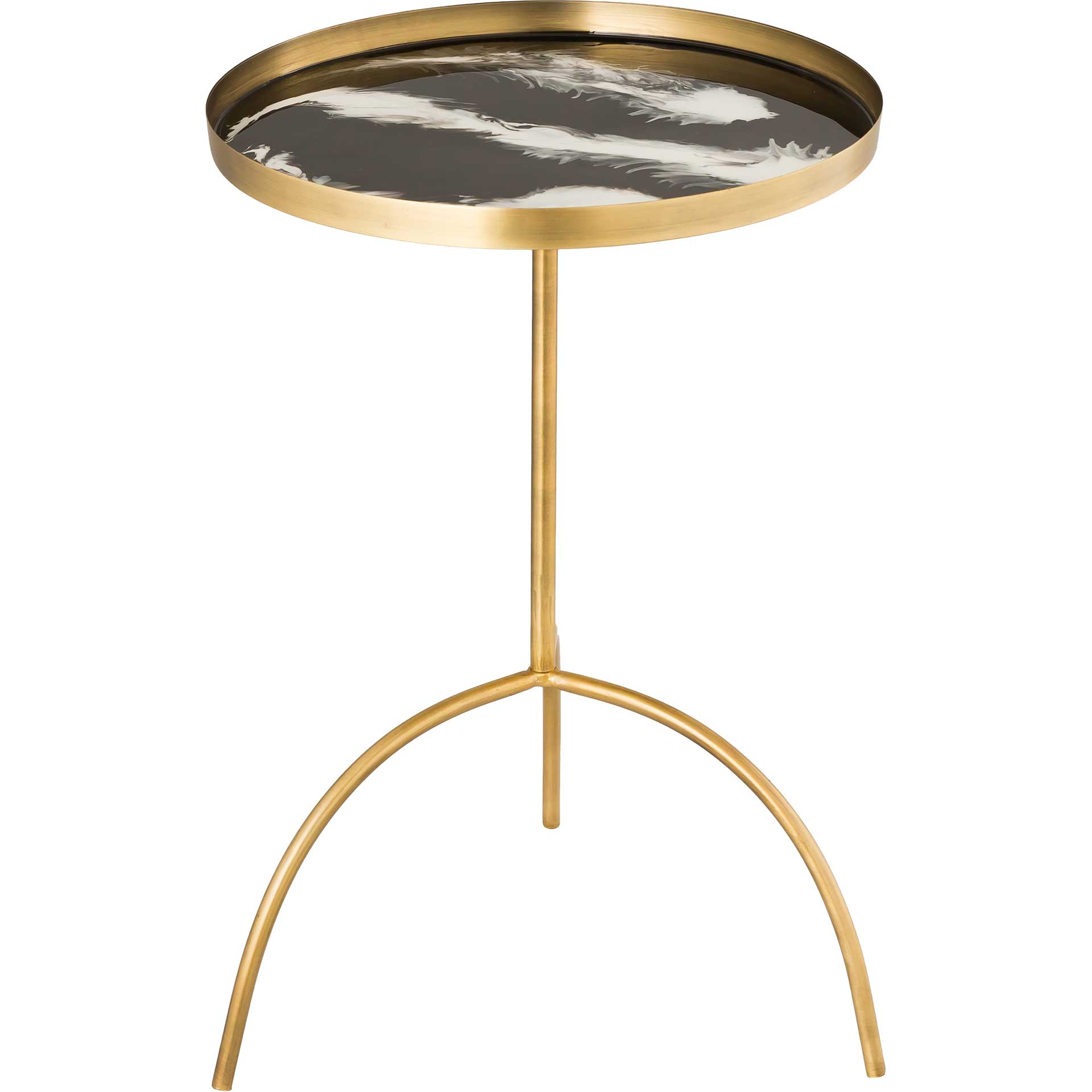 Enoch Accent Table Black/White