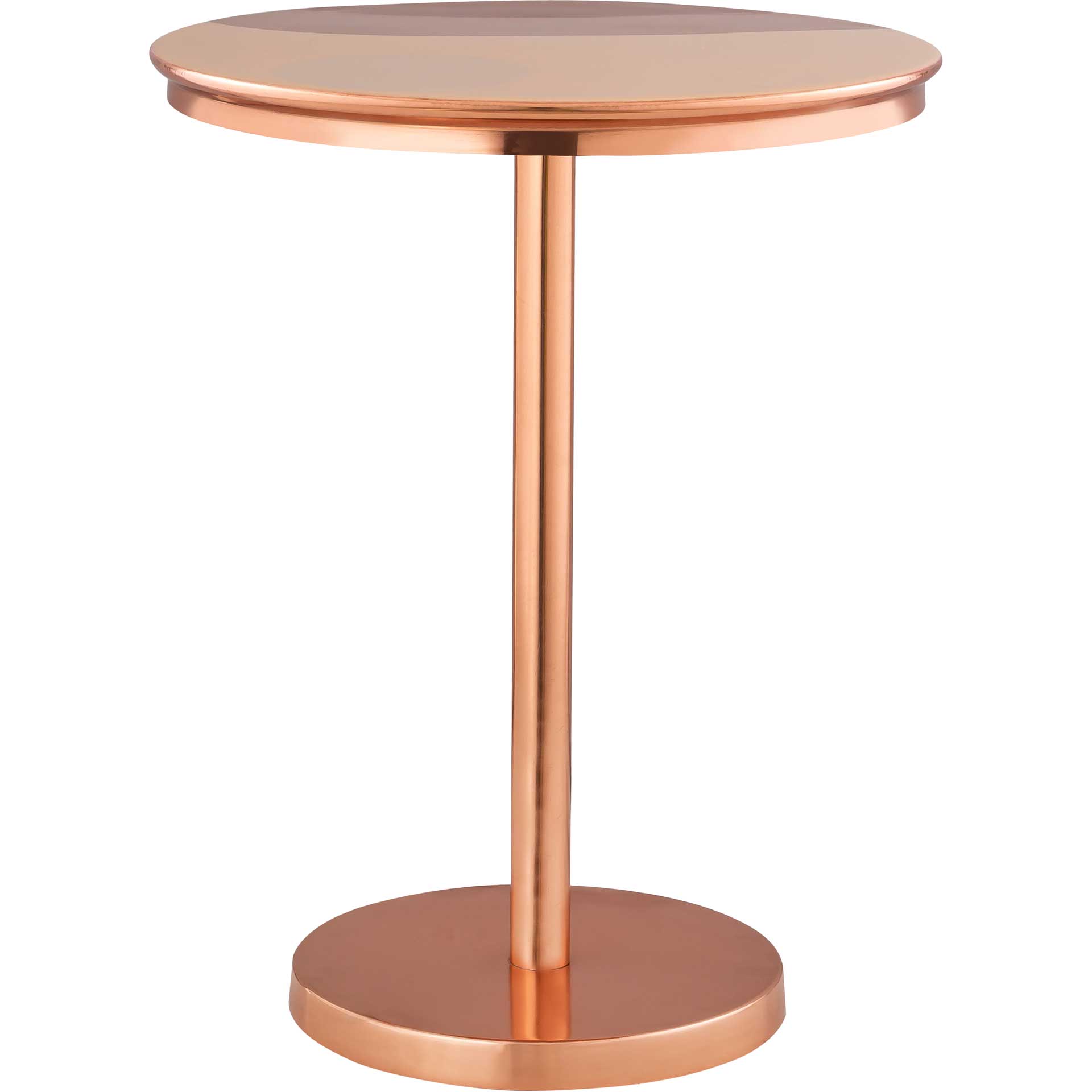 Sunflower Handpainted Side Table Copper