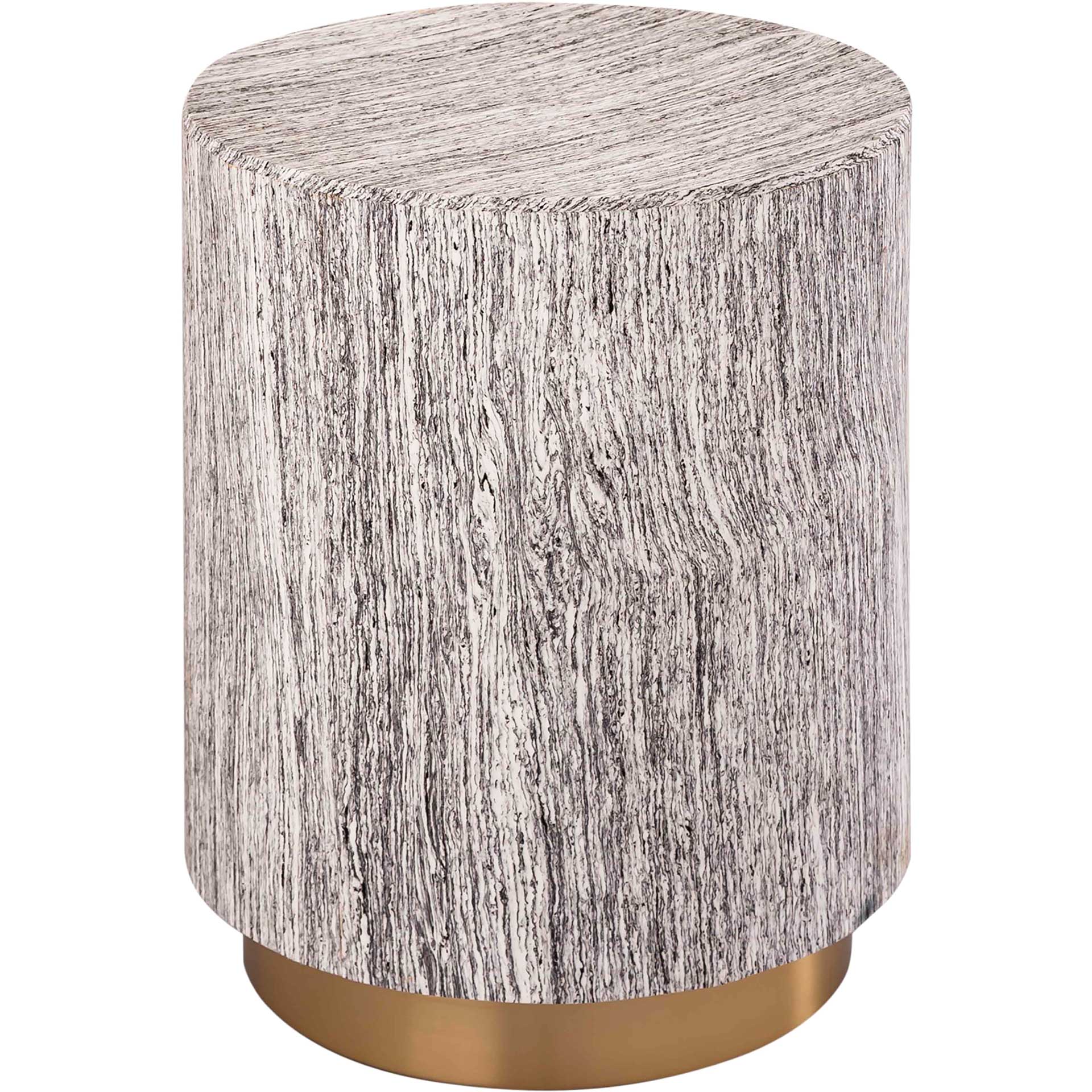 Dallas Side Table Distressed White