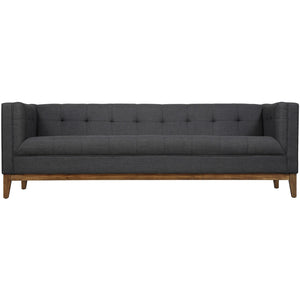 Galio Linen Sofa Gray