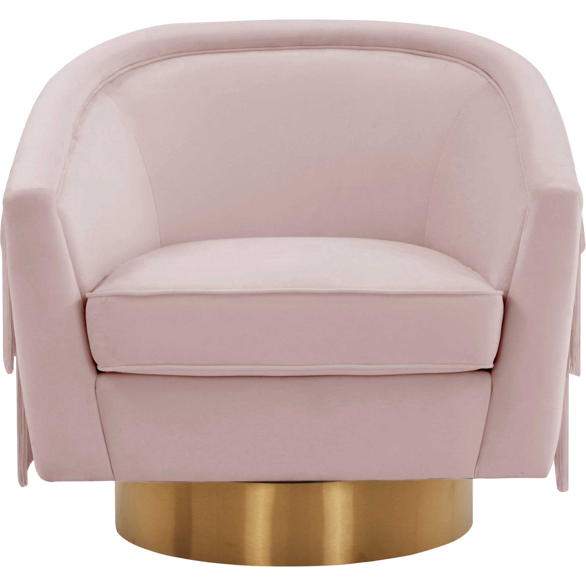 Fleur Swivel Chair Blush