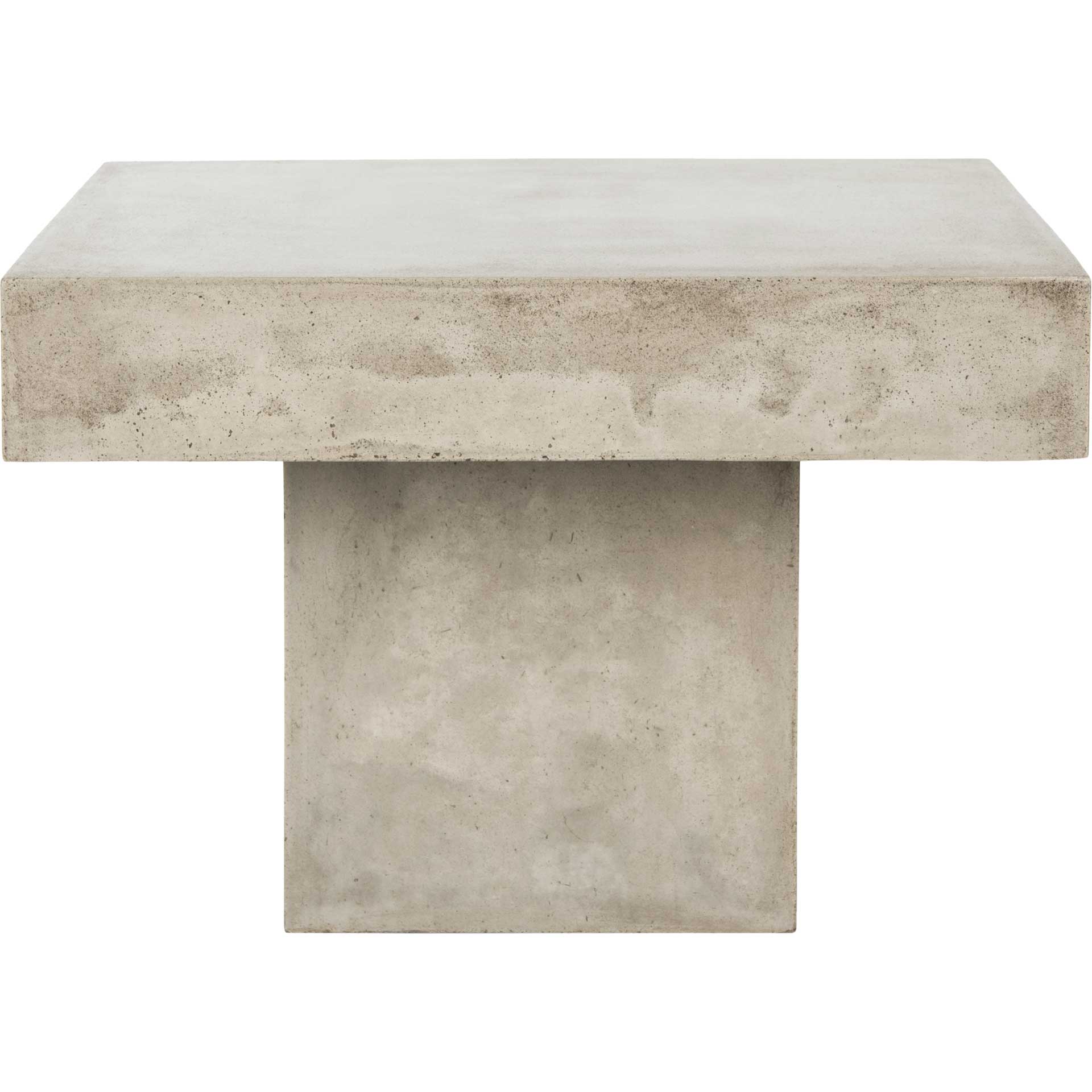 Taika Modern Concrete Coffee Table Dark Gray