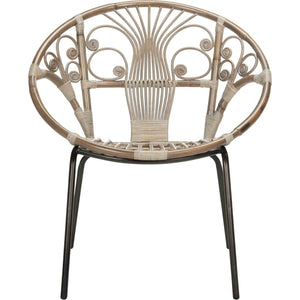 Cassandra Rattan Accent Chair