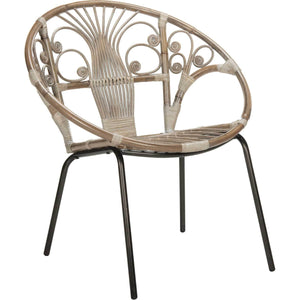 Cassandra Rattan Accent Chair