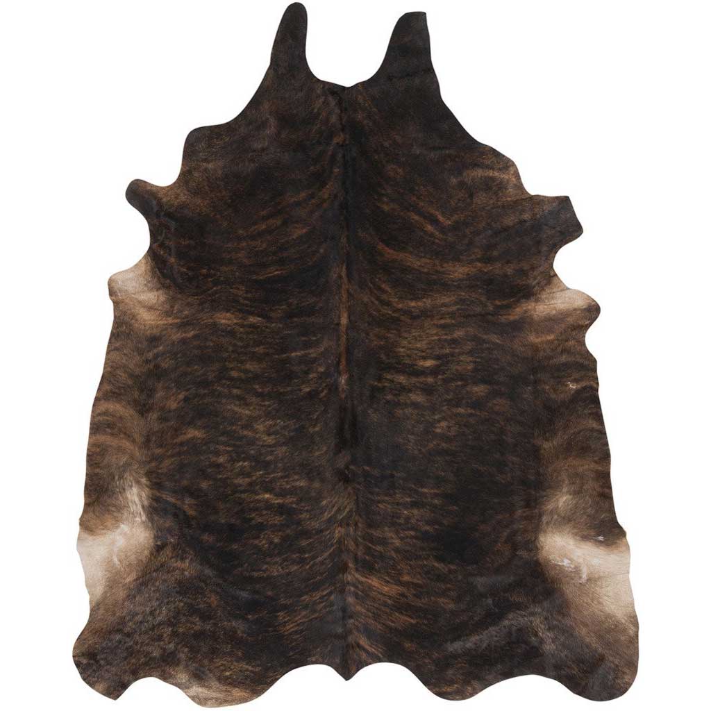 Duke Mocha/Black Cowhide Rug