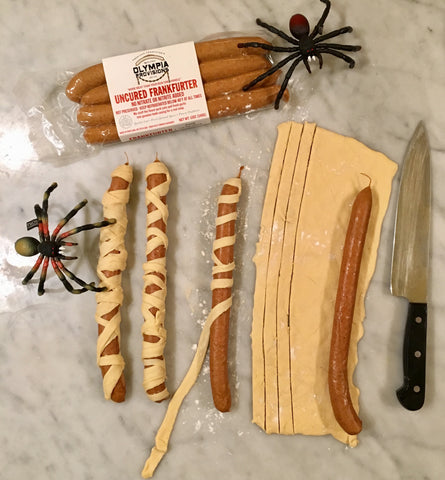 how to make Olympia Provisions Halloweenies from frankfurters