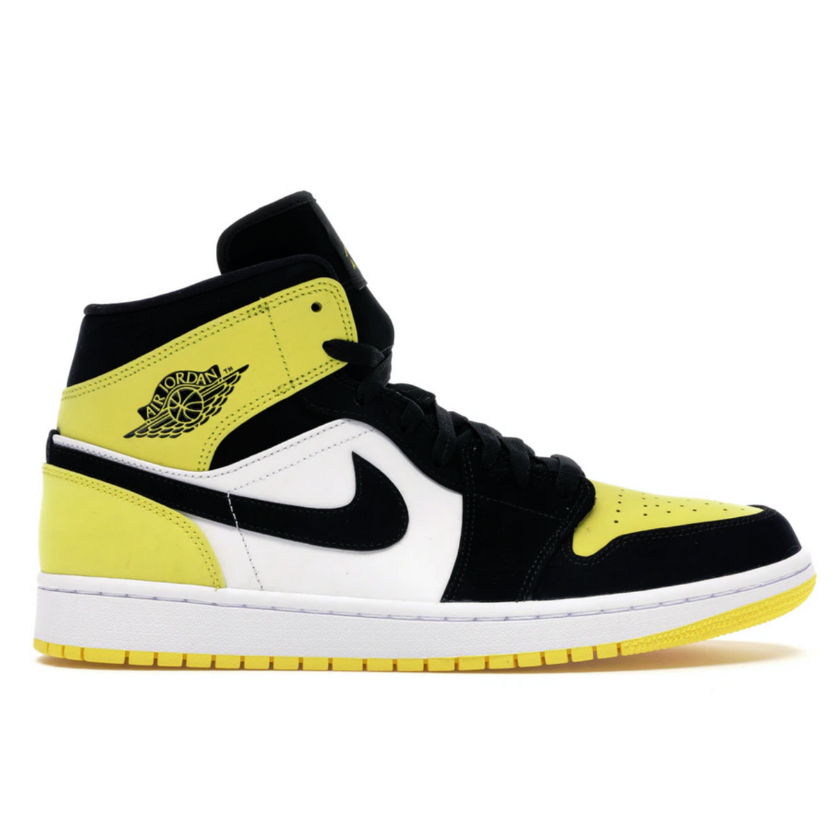 yellow and black jordans womens