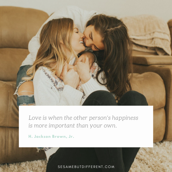 Romantic Lesbian Love Quotes and Love Sayings