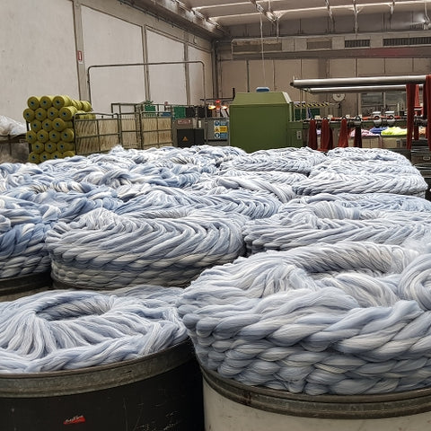 how yarn is made acrylic fibers pre dyed