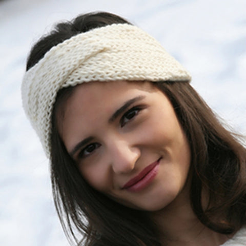 free loom knitting pattern turban twisted headband