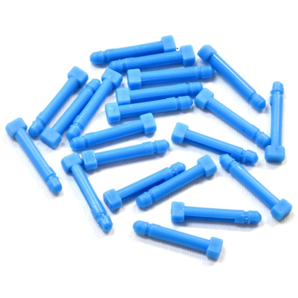 Lost Extra Pegs Loom Pegs 20 Pack Blue Knitting Loom Replacement Pegs 