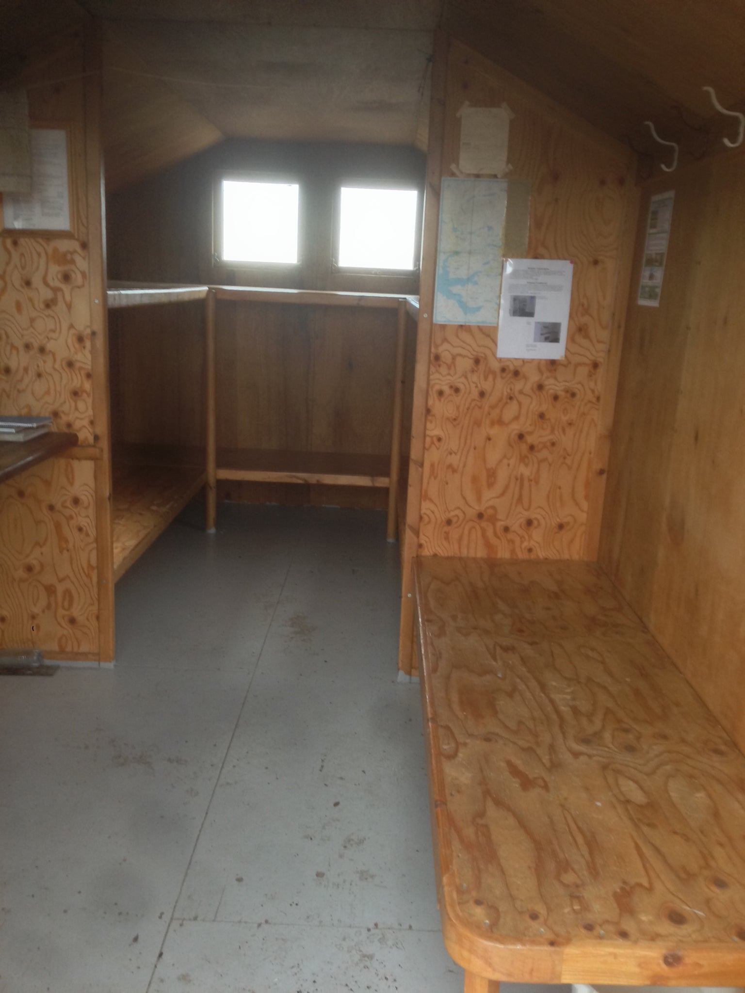 Inside the Ikkattooq Hut, Greenland (Arctic Circle Trail)