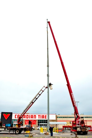 Installing a 100' Flagpole