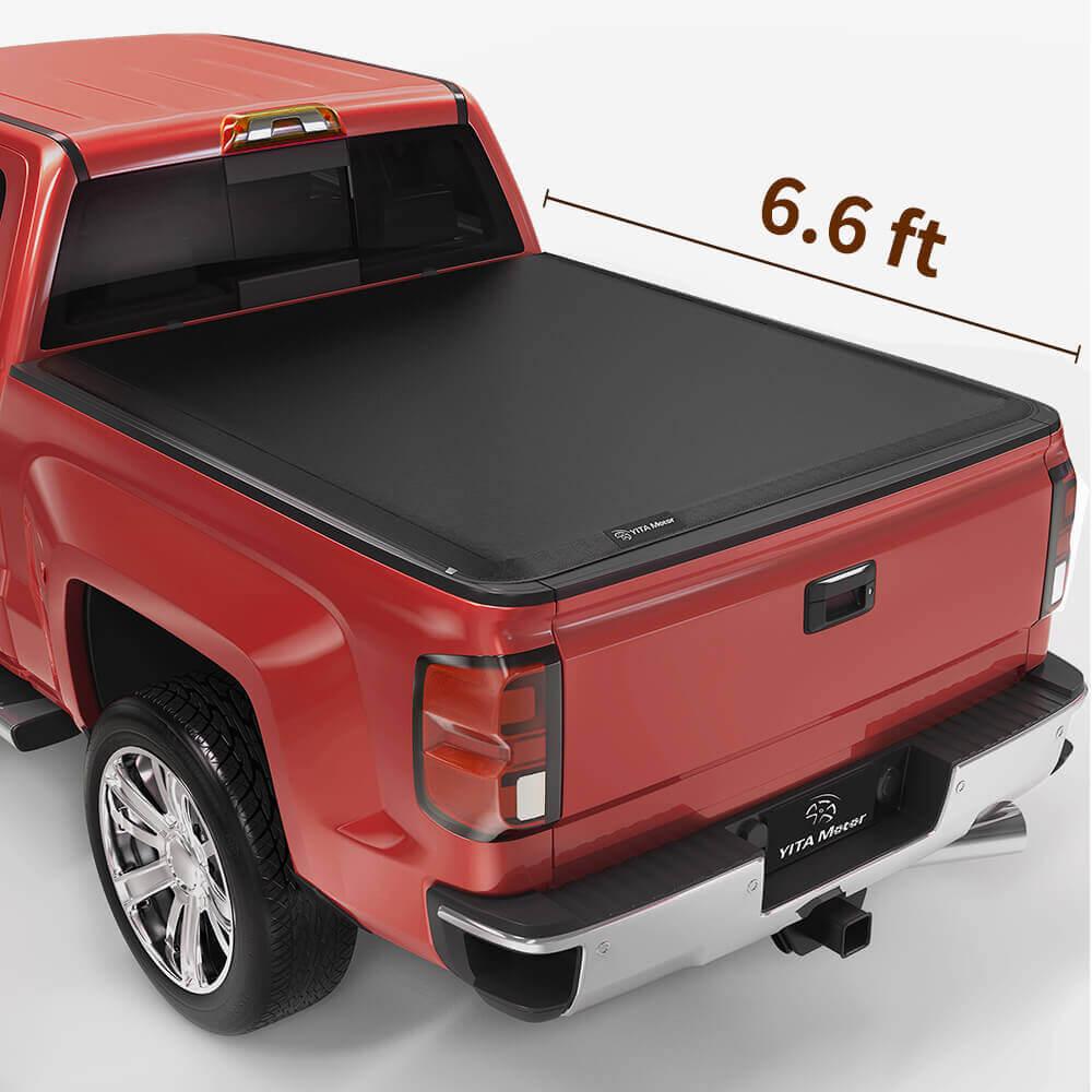 Fleetside 5.8 ft Bed YITAMOTOR Soft Tri fold Truck Bed Tonneau Cover Compatible with 2019-2021 Chevy Silverado/ GMC Sierra 1500 
