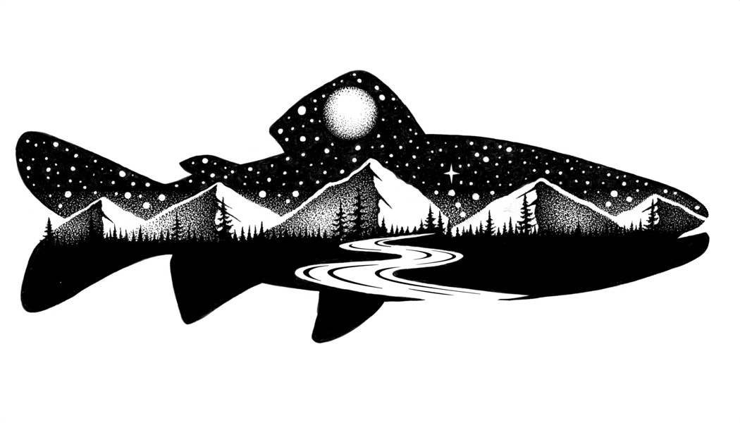 Trout Fish Sticker