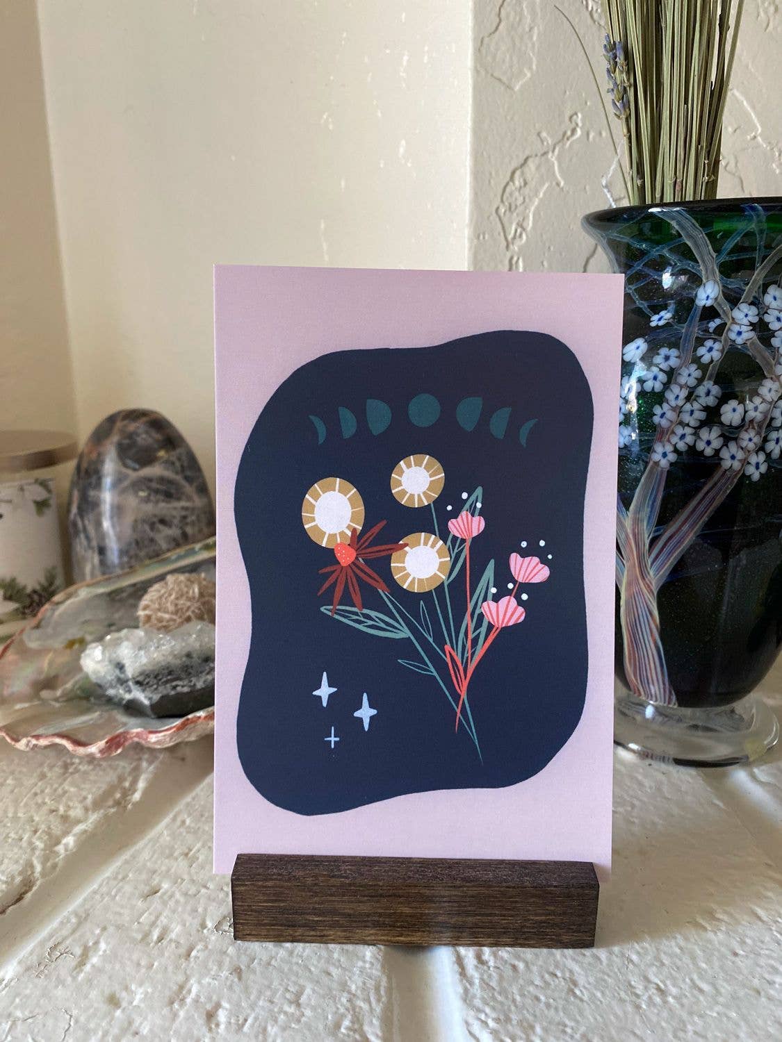 Moony Bouquet, Postcard Size