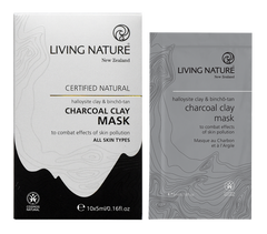 Living Nature Certified Natural Charcoal Clay Mask