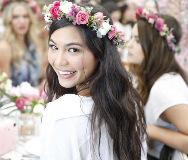 Flower Crowns Los Angeles, Fresh Flower Crown, Flowercrown Bar Los Angeles, Victorias Secret