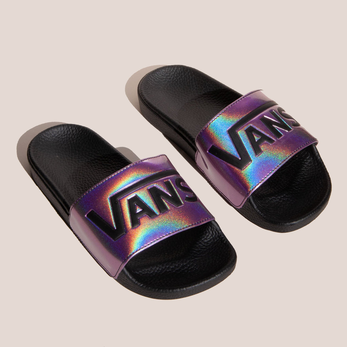 purple slide on vans