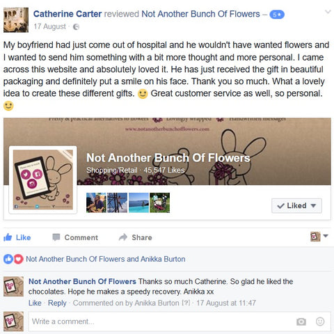 Not Another Bunch Of Flowers Facebook Review