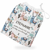 Personalised cotton reusable gift bag