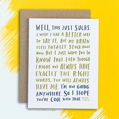 Awkward Sympathy Emily McDowell Empathy Card