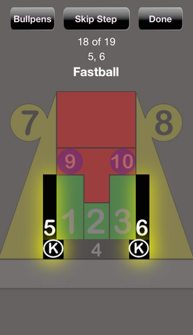 Chase Zones, Lokator Pitching Target