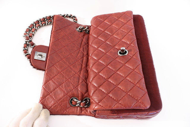 CHANEL Paris-Dallas Red Double Flap Bag at Rice and Beans Vintage