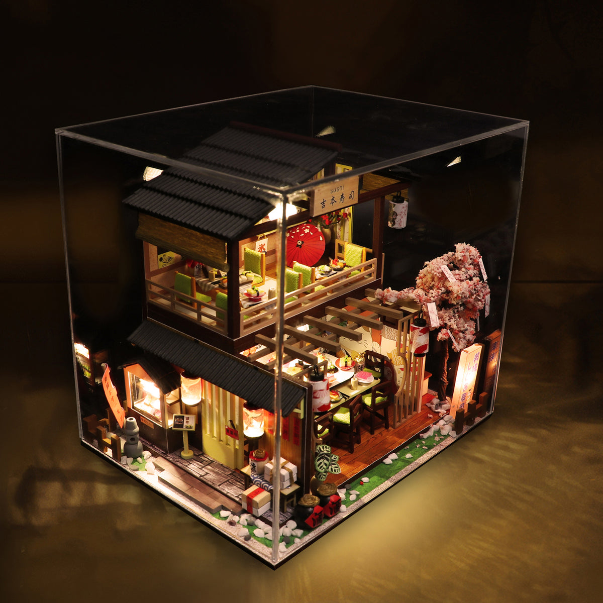 Dollhouse 1:12 scale 2  Miniature  Japanese SUSHI BAR  RESTAURANT   MENUS 