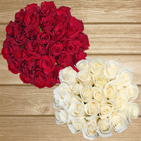 Red and white roses the best flower arrangements centerpieces and bouquets to order online for any ocassion