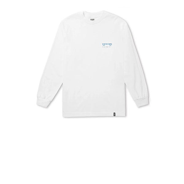 HUF Ice Rose Classic H L/S Tee White