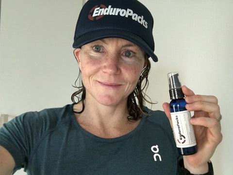 Mary Beth Ellis likes the convenience of liquid electrolytes for racing and training