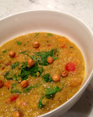 Plant Based Soup Moroccan Red Lentil Perfect for a Triathlete's Diet