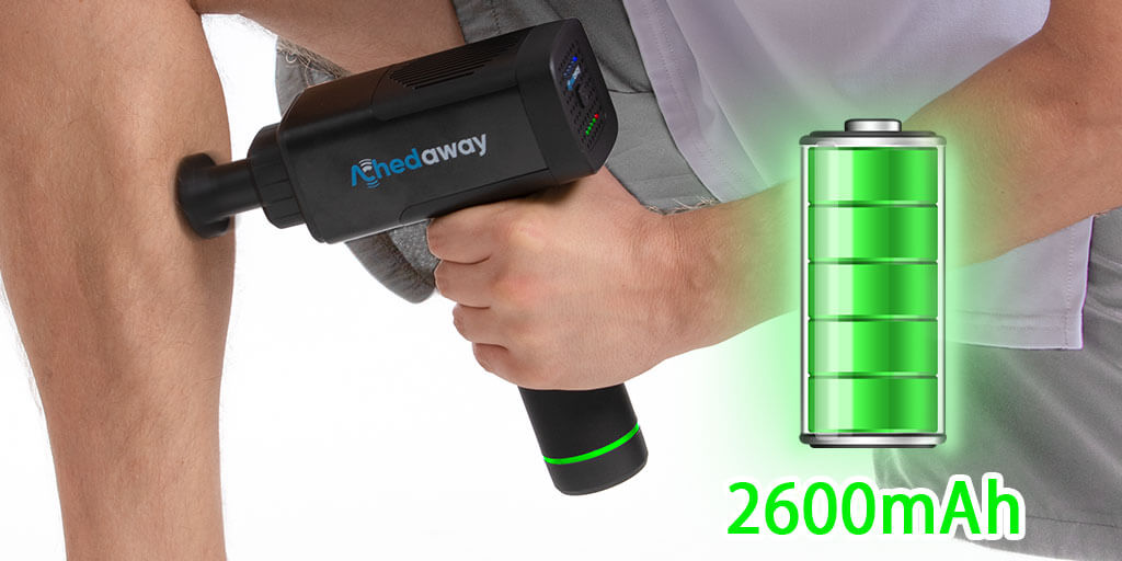 Massage gun battery life