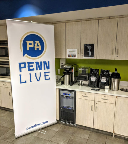 Denim Coffee customer coffee brewing solution for PennLive / PA Media Group